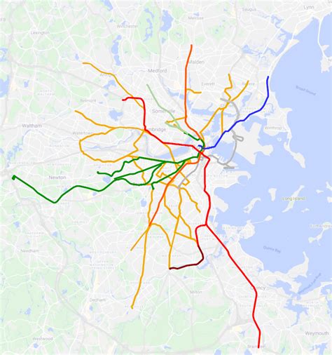 Mapping The Mbta Bus Network Redesign Rails Roads And Riverside