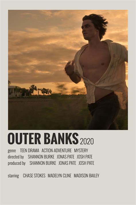 Alternative Minimalist Movieshow Polaroid Poster Outer Banks Film