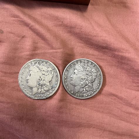 Better 1879 Morgan Silver Dollar 90 Us Coin Nice Coin Lot Of 2 Ebay