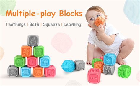 Tumama Baby Blockssoft Baby Building Blocks For Toddlerschewing Toys