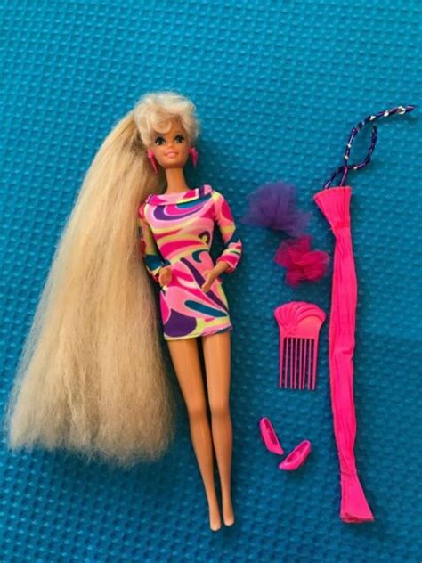 1991 Totally Hair Blonde Barbie 1112 Mattel Near Mint For Sale Online