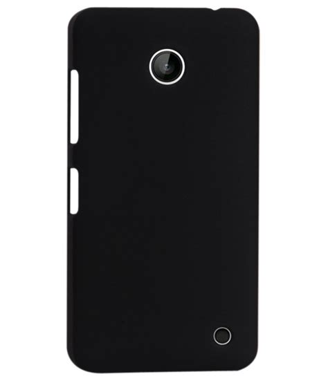 Rdcase Back Cover For Nokia Lumia 630 Black Plain Back Covers