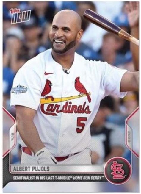 Max 55 Off 2022 Topps Now Albert Pujols Pitching Debut Mlb Card 188