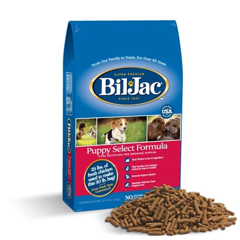 This company makes many claims about using real chicken meat and real chicken organs in their products, but they don't provide. Puppy Select Formula Dog Food | Bil-Jac