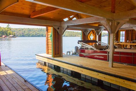 Floating Boathouse Foundations By The Dock Doctors — The Dock Doctors