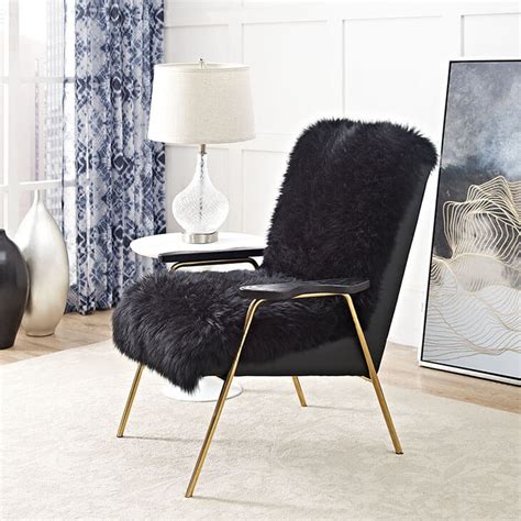 Create a professional environment with these office and conference room chairs. Sheepskin Puff Lounge Chair | Modern Furniture • Brickell Collection