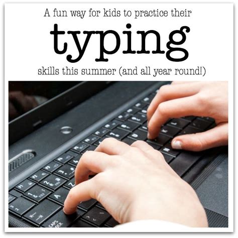 Fun Ways For Kids To Practice Typing Typing Skills Learn To Type