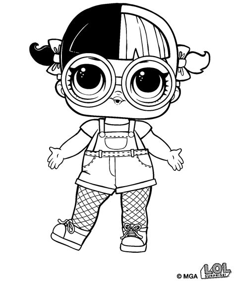 Lol Surprise Doll Baby Next Door Coloring Pages Lol Surprise Doll