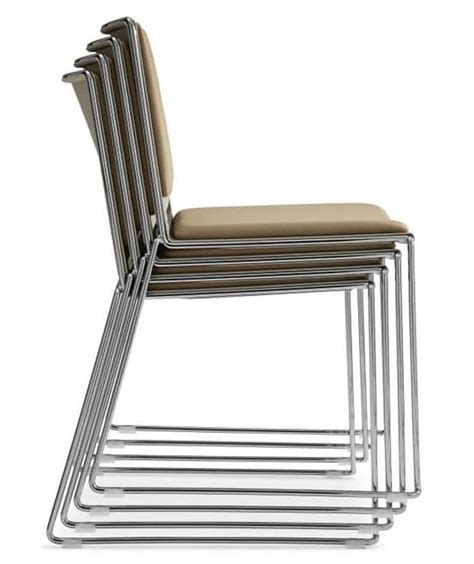 Add luxury and comfort to your space with these magnificent stackable padded chairs at unbeatable discounts on alibaba.com. Padded stackable chair, sled steel base | IDFdesign