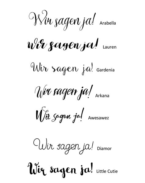 Check spelling or type a new query. Diese schicken Schriftarten passen sehr gut zur Hochzeit ...