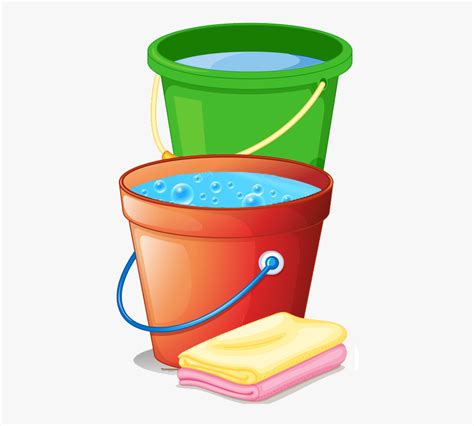 Cartoon Bucket Of Water Hd Png Download Kindpng