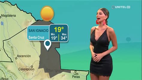 Chica Del Clima 2020 Anabel Angus De Unitel Bolivia 🇧🇴 Youtube