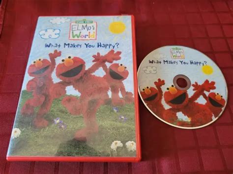 Sesame Street Elmos World What Makes You Happy Dvd 2007 Vg 813 Picclick