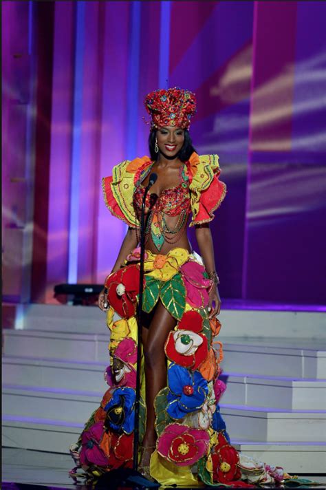 miss haiti 2015 for miss universe pageant in a karabela miss universe national costume miss