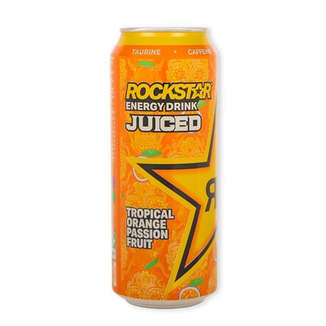 Rockstar Juiced Orange And Passionfruit Energy Drink Poundstretcher