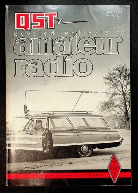 Vintage Qst Magazine August Star Sr E St E Heathkit Arrl Ham Radio Picclick Uk