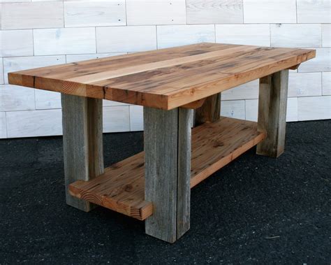 Reclaimed Fir And Barn Wood Coffee Table Dichotomy Design Multiple