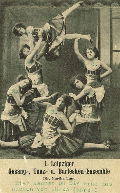 Belle Epoque Burlesque Rare German Circus Performers The Leipziger