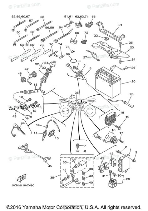 We have the following 2003 yamaha motorsports grizzly 660 auto. Yamaha ATV 2006 OEM Parts Diagram for Electrical - 1 | Partzilla.com