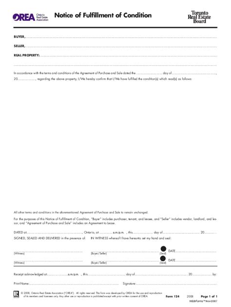 Orea Form 124 Fill Out And Sign Online Dochub