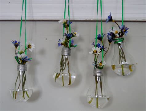 How To Make A Recycled Lightbulblight Bulb Flower Vase Tutorial