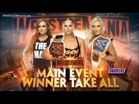 Find deals on products in sports fan shop on amazon. WWE WrestleMania 35 Official Match Card - YouTube