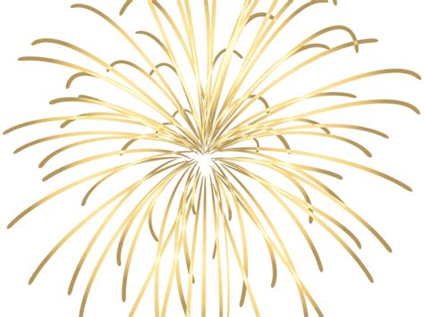 Gold Clipart Sparkler Gold Firework Png Transparent Png Large Size