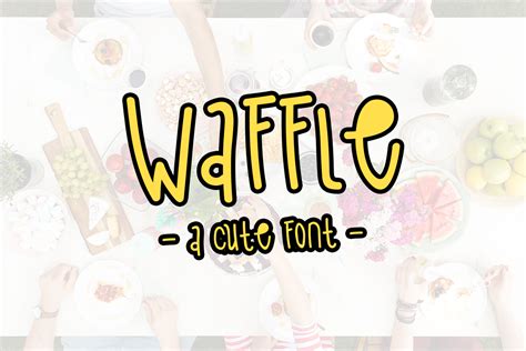 Waffle Font By Monocotype · Creative Fabrica
