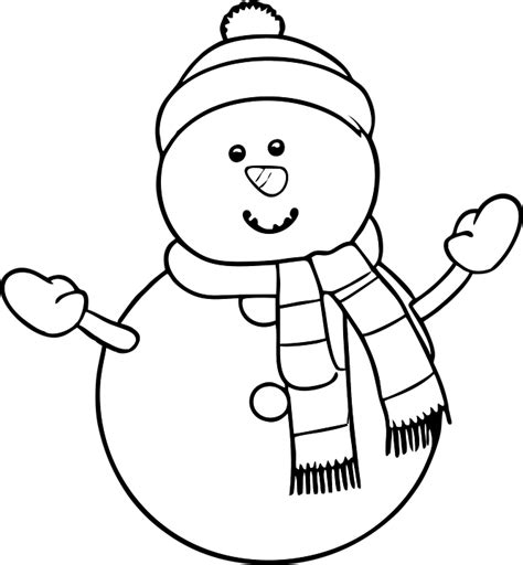 Download Snowman Scarf Snowballs Royalty Free Vector Graphic Pixabay