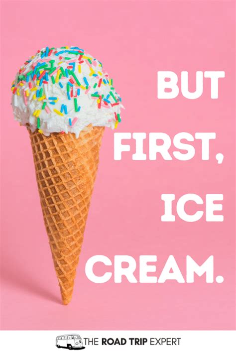 Funny Ice Cream Captions For Instagram With Puns