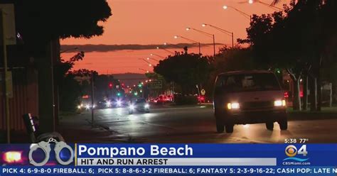 Arrest Made In Deadly Pompano Beach Hit And Run Cbs Miami