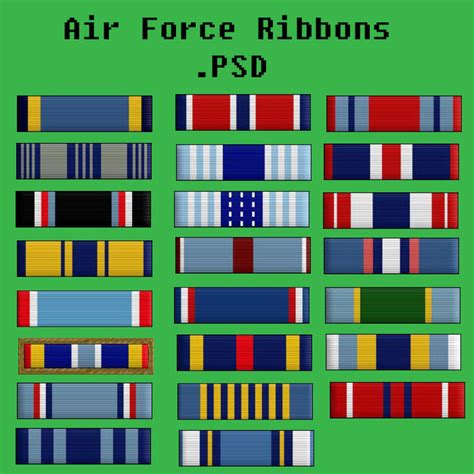 Air Force Ribbons By Bohemianresources On Deviantart