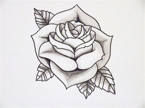 1.9 black rose tattoo and symbol. Traditional Rose Tattoo Drawing at PaintingValley.com ...