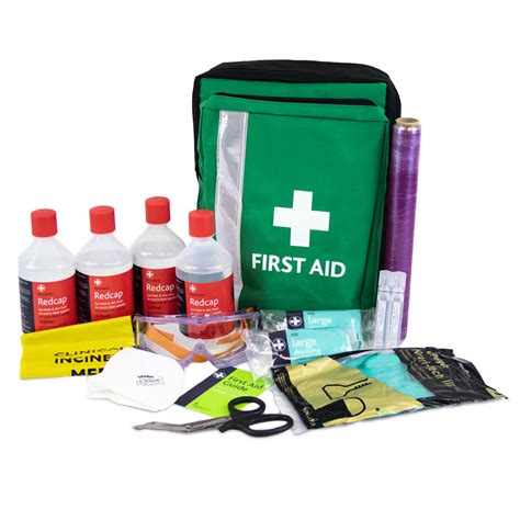 Home and travel first aid kit basics. Acid Attack Kit in Green Rucksack - St Andrew's First Aid