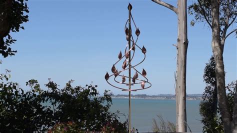 Helix Wind Sculpture On Pole By Roger Heitzman Youtube