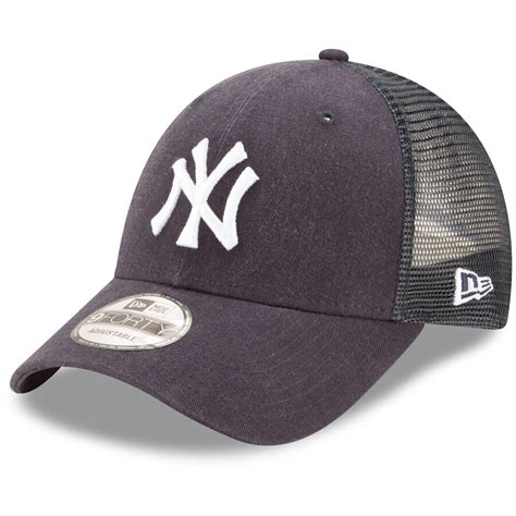 Mens New York Yankees New Era Navy Trucker 9forty Adjustable Snapback Hat