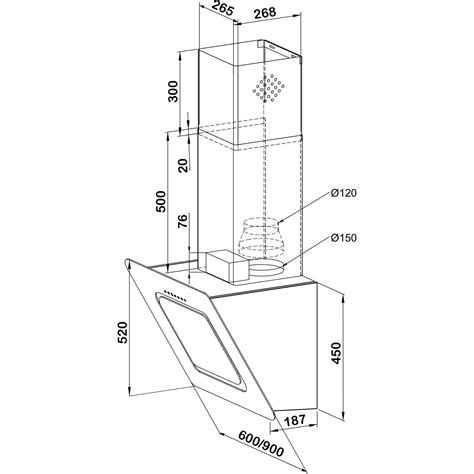 Kügerr D8 60 cm Siyah Cam Ankastre Sessiz Davlumbaz Fiyatı