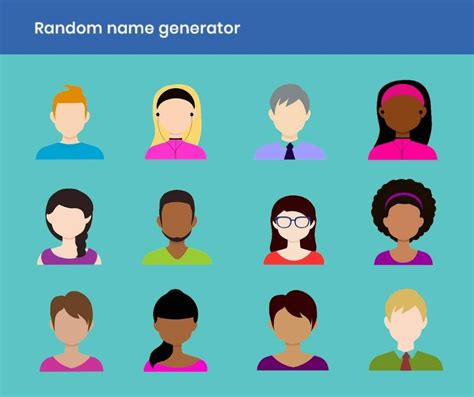 Click the spin button as many times as you like to create a new set of random names. Random name generator | Last name generator, Name ...