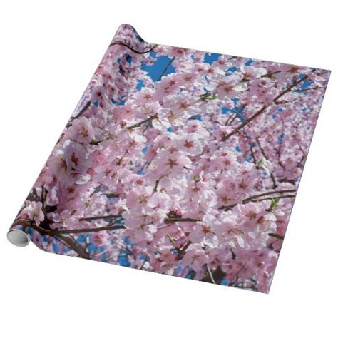 Cherry Blossom Wrapping Paper Wrapping Paper Custom
