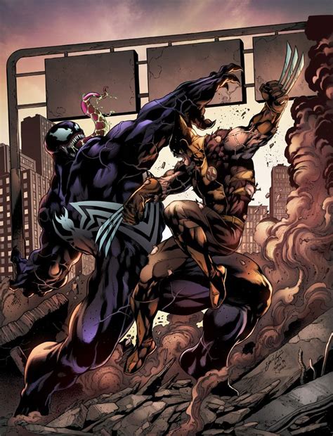 Venom Vs Wolverine By Jadecks On Deviantart Marvel Comics Art Marvel