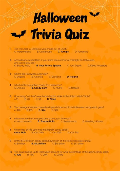 15 Best Printable Halloween Trivia And Answers Pdf For Free At