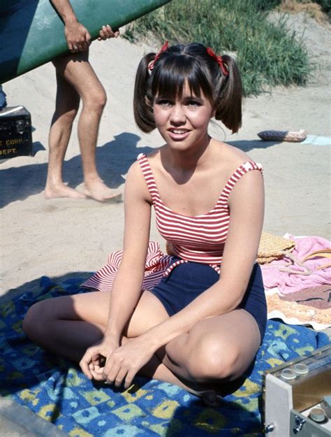 Sally Field Sitting On Her Towel On The Beach Sally Field Gidget