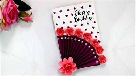 Making diy birthday card ideas have never been so easy. Easy Beautiful Handmade Birthday cards//Birthday Card Idea//DIY Gift Idea. - YouTube