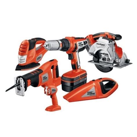 Black+decker bmt108c includes assortment of tools for your daily maintenance at home and office black+decker a pioneer in designing and manufacturing power and hand tools has come with a the best diy tool kit for you. Black & Decker Firestorm 18-volt 6-tool Cordless Combo Kit ...