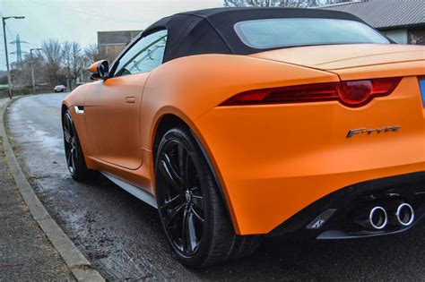 Jaguar F Type Matte Orange Reforma Uk