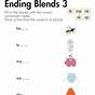 Ending Blends Worksheet First Grade