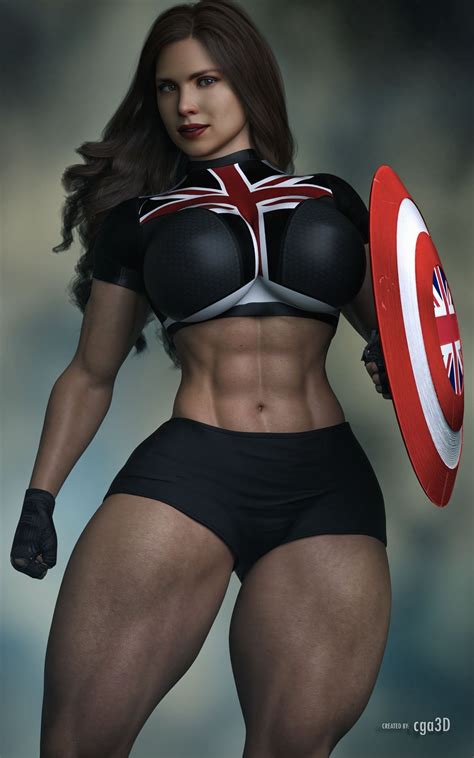 Captain Carter (Cga3d) [Marvel] : r/musclegirlart