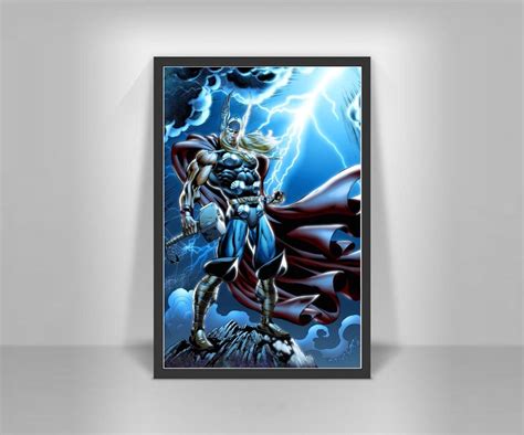 Thor Comic Art Covers Canvas Painting Posters And Prints Etsy