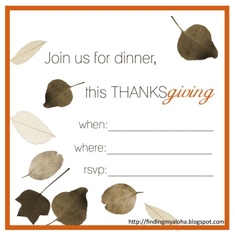 We did not find results for: Finding My Aloha: 2011's Free Thanksgiving Invitations ...