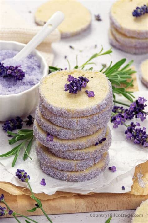 Lavender Cookies {easy Lavender Shortbread Recipe}